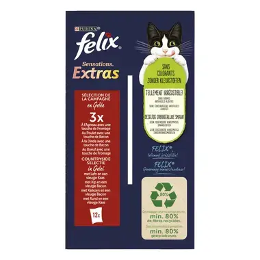 PURINA® FELIX® SUCCULENT GRILL Sélection de Poissons Aliment humide pour chat