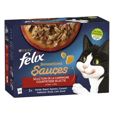 Emballage FELIX® SENSATIONS Sauces Sélection de Campagne en Sauce