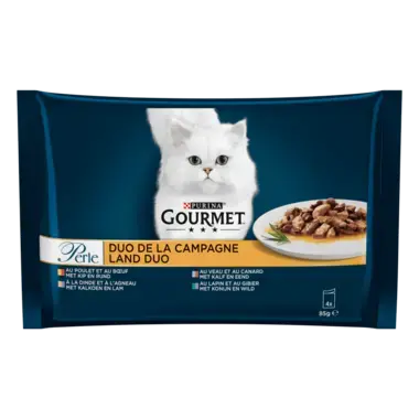 Emballage GOURMET® PERLE LES DUOS DE VIANDES