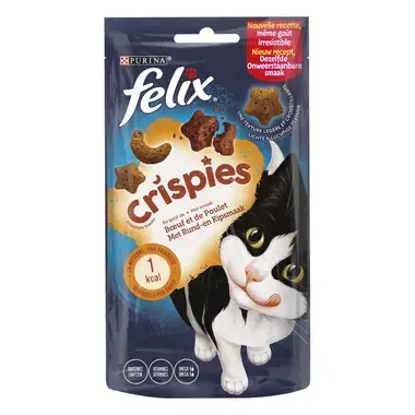 FELIX® CRISPIES Goût de Boeuf et de Poulet