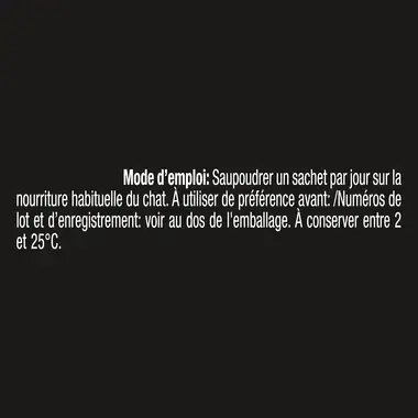 PRO PLAN® Feline Supplement FortiFlora® mode d'emploi