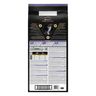 Dos de l'emballage PRO PLAN® All Size Adult Performance Riche en Poulet