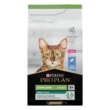 PRO PLAN® RENAL PLUS Sterilised Adult au Lapin