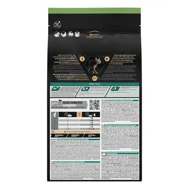 Achterzijde van de verpakking PRO PLAN® RENAL PLUS Sterilised Adult Rijk aan zalm