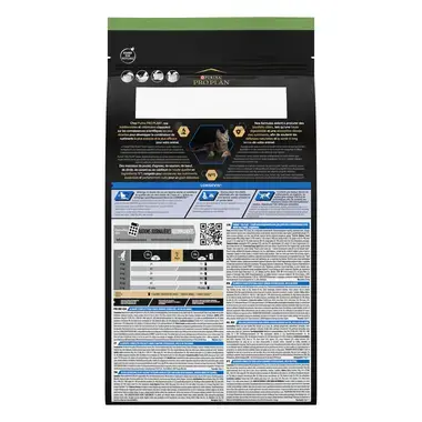 Dos de l'emballage PRO PLAN® LONGEVIS® Senior Riche en Dinde