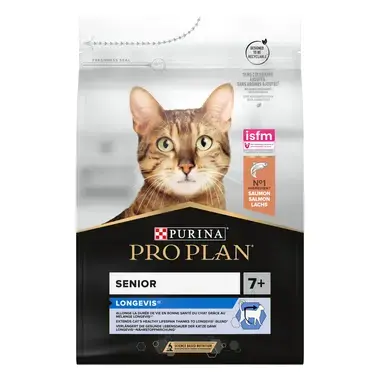 PRO PLAN® LONGEVIS® Senior Kat Rijk aan Zalm