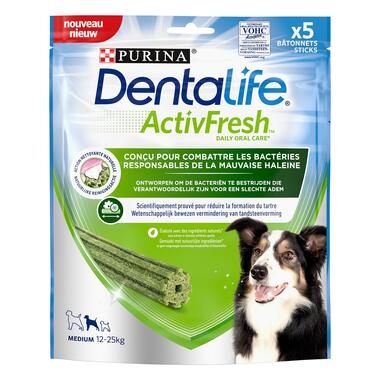 DentaLife® ActivFresh voor Middelgrote Honden (12-25kg) - kauwsticks