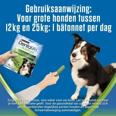 DentaLife® ActivFresh voor Middelgrote Honden (12-25kg) - kauwsticks
