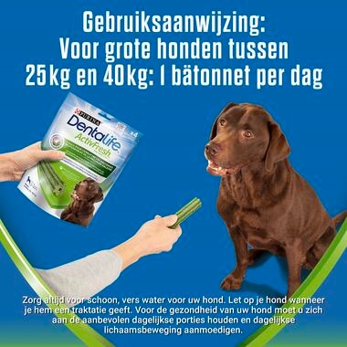DentaLife® ActivFresh voor Grote Honden (25-40kg) - kauwsticks