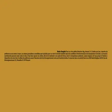 GOURMET® GOLD MOUSSELINE BOEUF