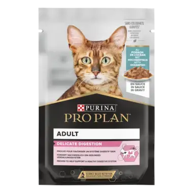 PRO PLAN® Delicate NUTRISAVOUR™ en Sauce - Au Poisson de l'Océan