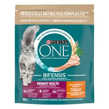 Verpakking Purina ONE® Urinary Care voeding voor katten met nierproblemen - kip