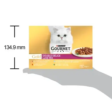 DOOSAFMETINGEN GOURMET® ADULT KAT LUXE MIX  