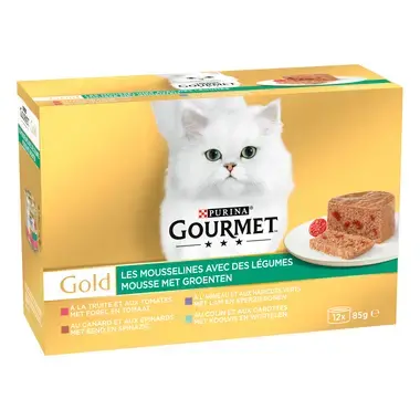 Verpakking GOURMET® GOLD FIJNE MOUSSE MET GROENTEN