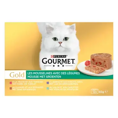 Smaken van GOURMET® GOLD FIJNE MOUSSE MET GROENTEN