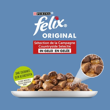 Felix Original Sélection de la Campagne en Gelée