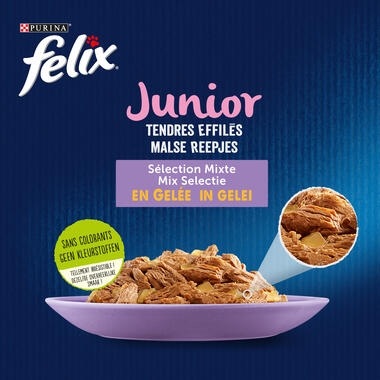 Felix Junior Maalse Reepjes Selectie Mix