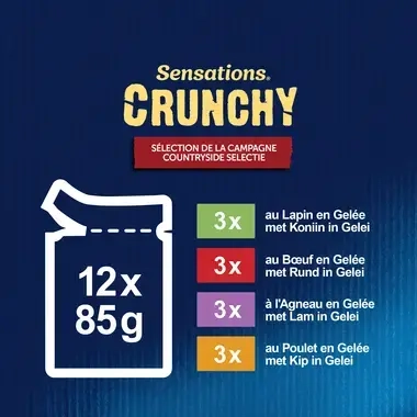 Felix Sensations Crunchy Sélection de la Campagne