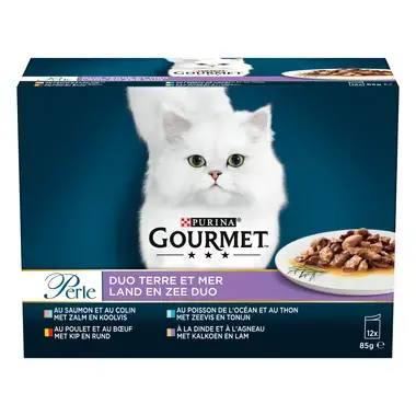 Gourmet Perle Duos Terre & Mer 12x85gr