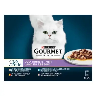 Gourmet Perle Duos Terre & Mer 12x85gr