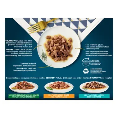  Gourmet Perle Duos Terre & Mer 12x85gr
