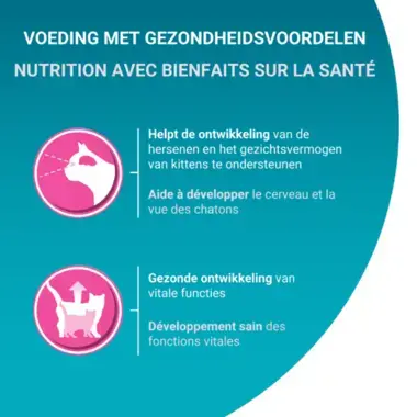 PURINA ONE® Junior Sachets fraîcheur pour chaton - Riche en Saumon et Poulet