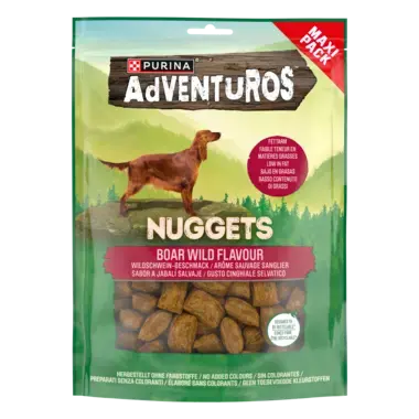 ADVENTUROS® Hondensnacks Nuggets Rijk aan Wildzwijn