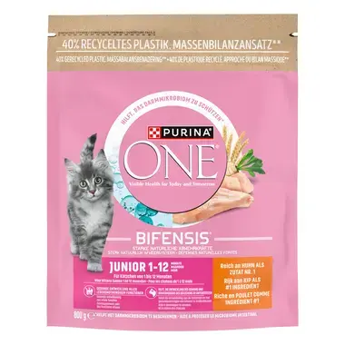 Croquettes pour chaton Purina ONE® Junior Riche en Poulet