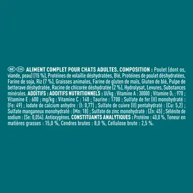 PURINA ONE® High Protein Riche en Poulet - Croquettes Chat