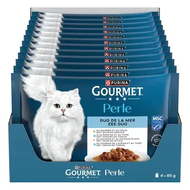 GOURMET™ PERLE DUO de la Mer - Sachets pour chat