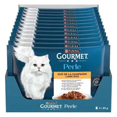 GOURMET™ PERLE DUO de la Campagne - Sachets pour chat