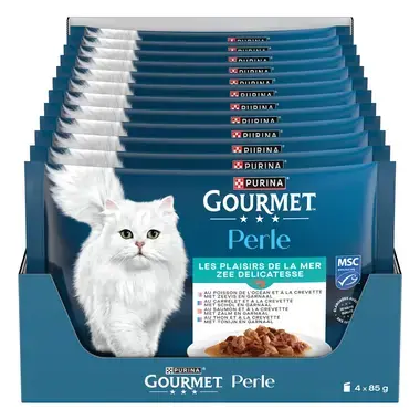 GOURMET™ PERLE Les Plaisirs de la Mer - Sachets pour chat