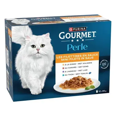 GOURMET™ Perle Les Filettines en Sauce - Sachets pour chat
