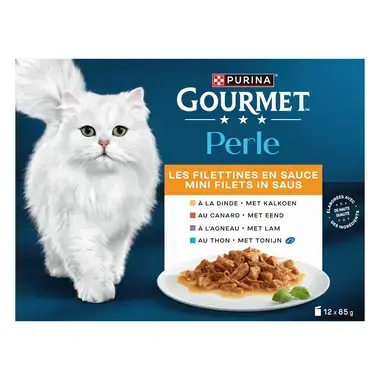 GOURMET™ Perle Les Filettines en Sauce - Sachets pour chat