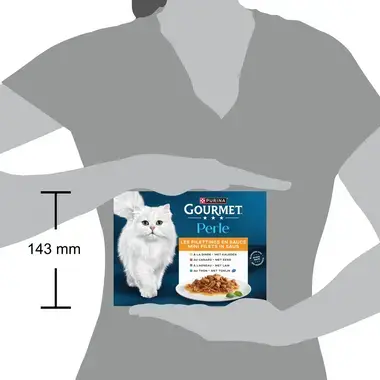 GOURMET™ Perle Les Filettines en Sauce - Sachets pour chat