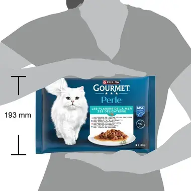 GOURMET™ PERLE Les Plaisirs de la Mer - Sachets pour chat