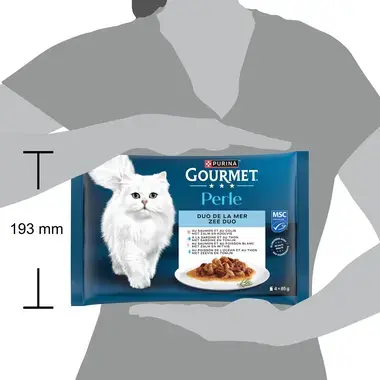 GOURMET™ PERLE DUO de la Mer - Sachets pour chat