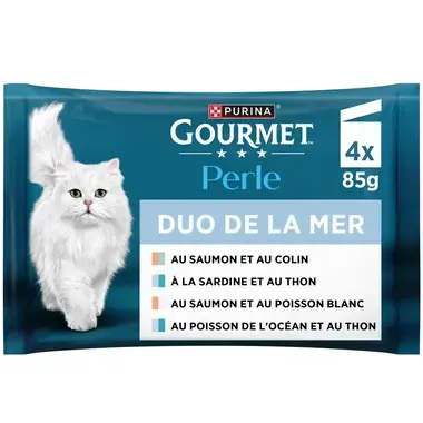 GOURMET™ PERLE DUO de la Mer - Sachets pour chat