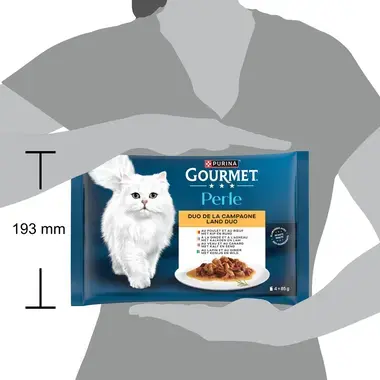 GOURMET™ PERLE DUO de la Campagne - Sachets pour chat