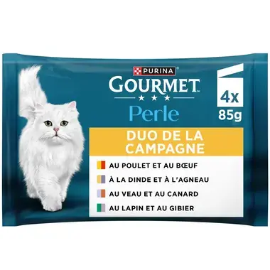 GOURMET™ PERLE DUO de la Campagne - Sachets pour chat