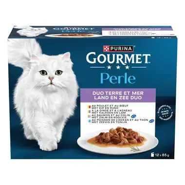 GOURMET™ PERLE DUO Terre et Mer - Sachets pour chat
