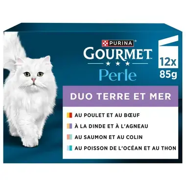 GOURMET™ PERLE DUO Terre et Mer - Sachets pour chat