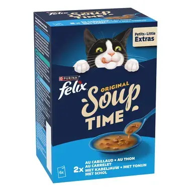 FELIX® - Sachets pour chat Soup’ - Sélection Poisson