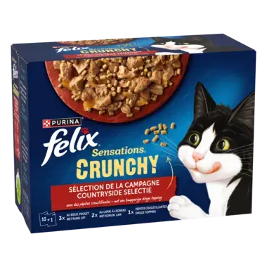 FELIX® SENSATIONS Crunchy Countryside Selectie