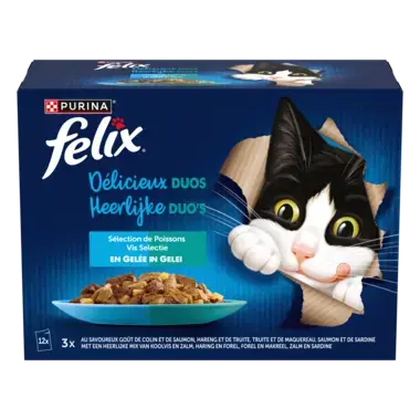 FELIX DELICIEUX DUOS Sélection de Poissons en Gelée
