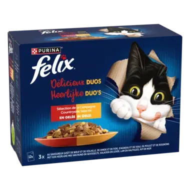 FELIX DELICIEUX DUOS Sélection De Campagne En Gelée
