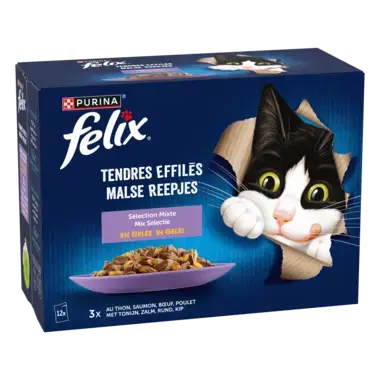 FELIX® TENDRES EFFILÉS Sélection Mixte en Gelée