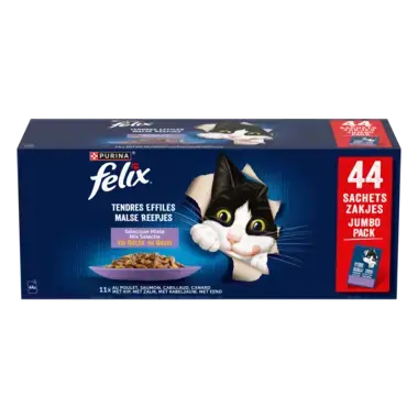 FELIX® MALSE REEPJES Selectie met Vlees en Vis in Gelei