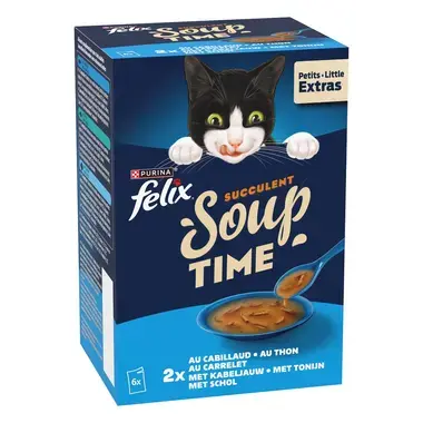 FELIX® - Sachets pour chat Soup’ Succulent - Sélection Poisson