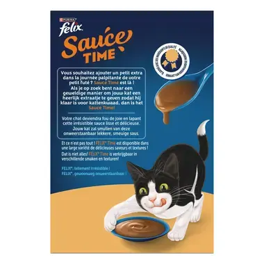 FELIX® Sauce Time au goût de Poulet et au goût de Dinde 